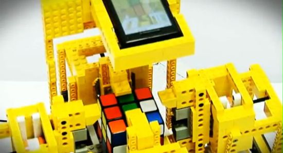 Arm/Android Lego Rubik's Cube Solver