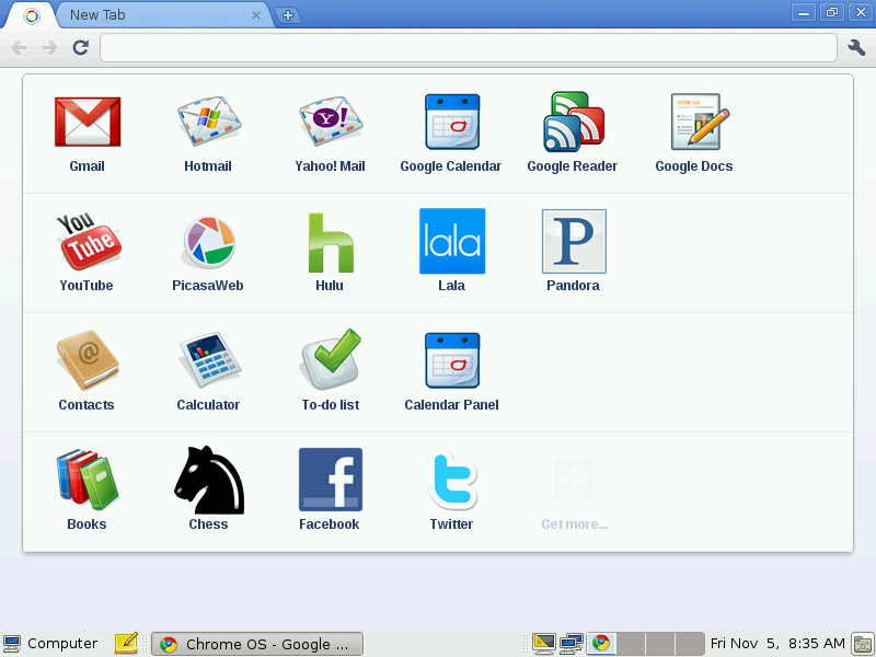 Chrome OS Home