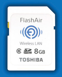 Toshiba SDHC Card (8GB) with embedded Wi-Fi