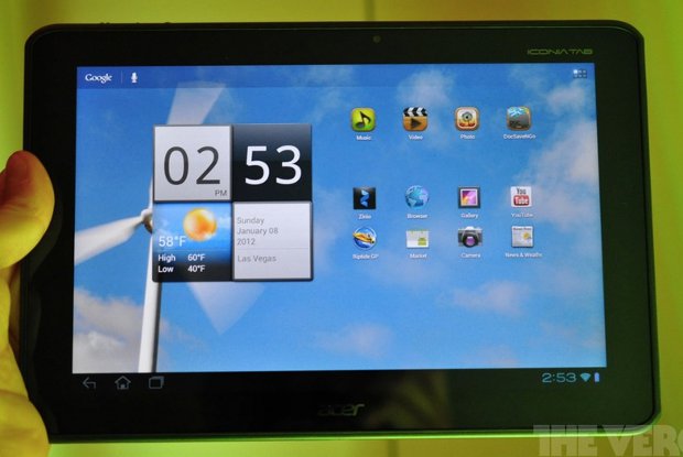 Acer Icon Tab Nvidia Tegra 3