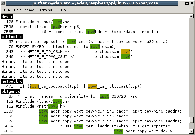 glark ipv4 / ipv6 search