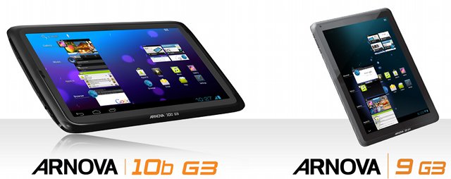 Arnova 10b G3 & Arnova 9 G3 Tablets with Android ICS