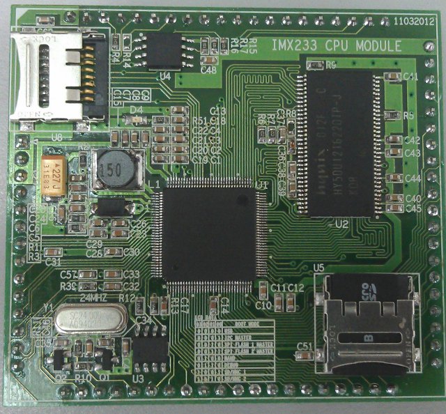 Low cost freescale i.mx233 development board