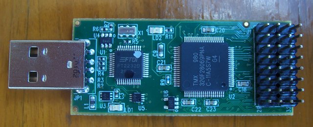 C2000 MCU devkit top PCB