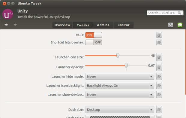 Ubuntu 12.04 Tweaks for HUD and Launcher