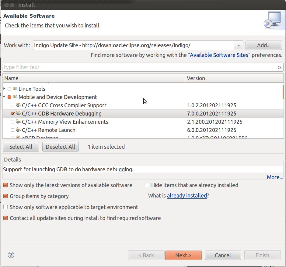 Eclipse GDB Hardware Debugging