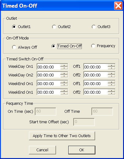 PowerUSB Timed On-Off