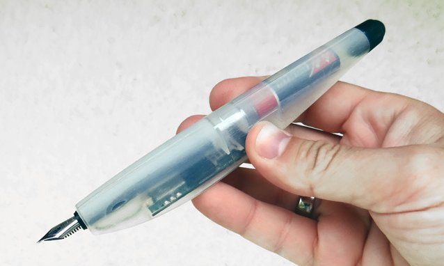 Lernstift Prototype in Transparent Casing