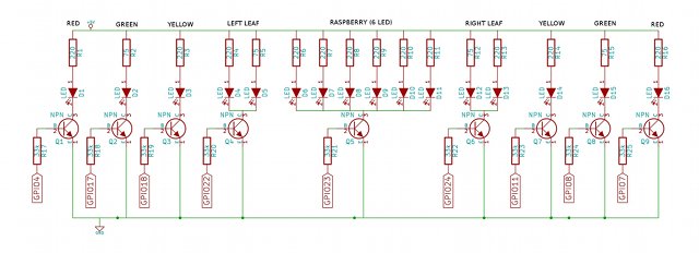 Stripboard Enclosure LED Schematics