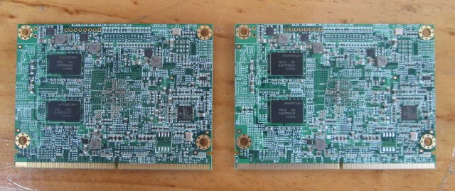 EDM Module - Wandboard Dual (Left) vs Wandboard Quad (Right)