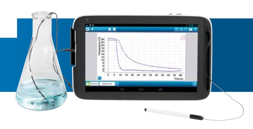 7" Education Tablet with Temperature Probe and Stylus.