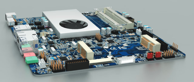 Sorry no Picture of the Actual Motherboard yet, Just some 3D Rendering (Not sure there will be a Fan or not).