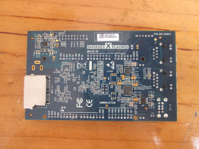 Bottom of Atmel SAMA5D3 Xplained (Click to Enlarge)