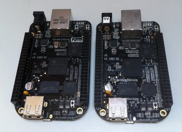 Embest BeagleBone Black (Clone) vs CircuitCo BeagleBone Black