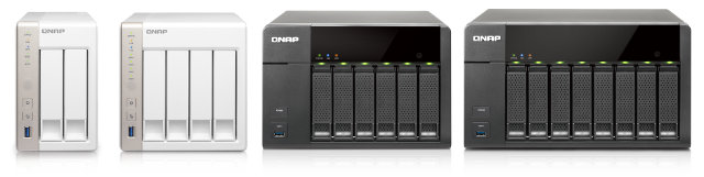 QNAP TS-x51 Family: ts-251, ts-451, ts-651 and TS-851 (Click to Enlarge)