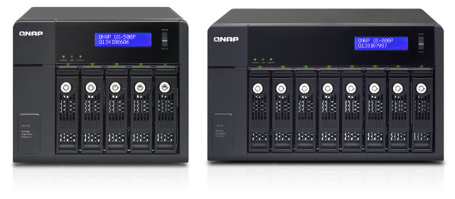 QNAP UX-500P and UX-800P Expansion Enclosures