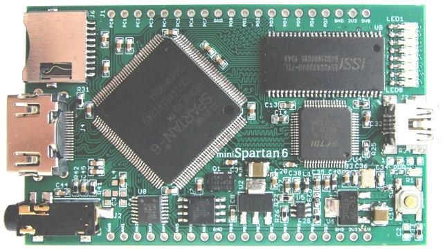 69 Minispartan6 Board With Xilinx Spartan 6 Fpga Features An Hdmi Port Crowdfunding