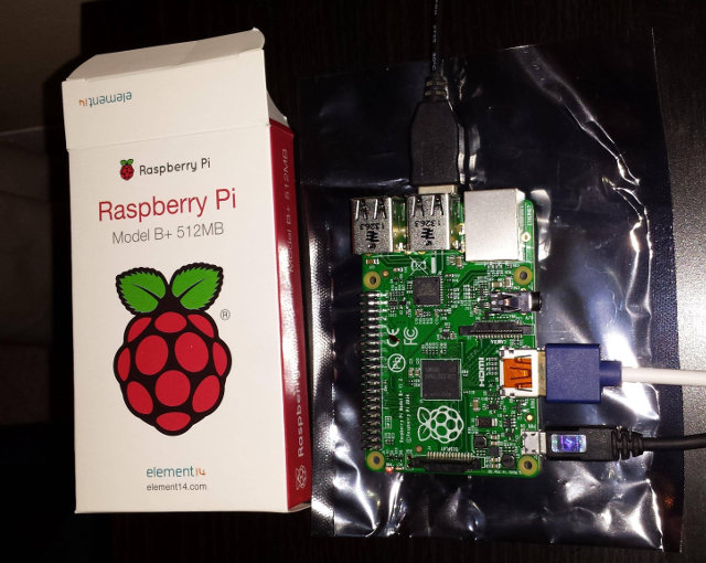 Raspberry Pi Model B+ (Click to Enlarge)