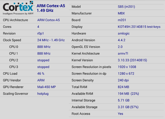 mxq s805 firmware update 5.1