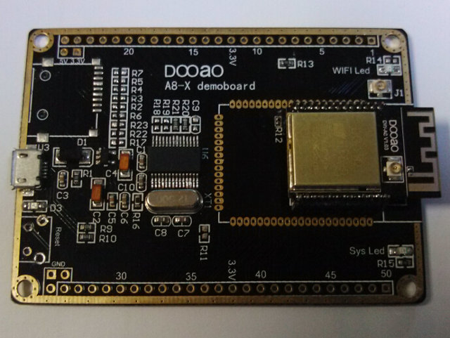 Dooao A8-X Demoboard with DWA8 Module