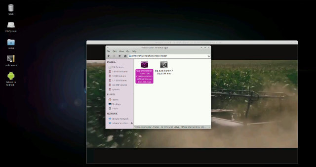 720p Video Playback in Ubuntu 14.10 (Click to Enlarge)