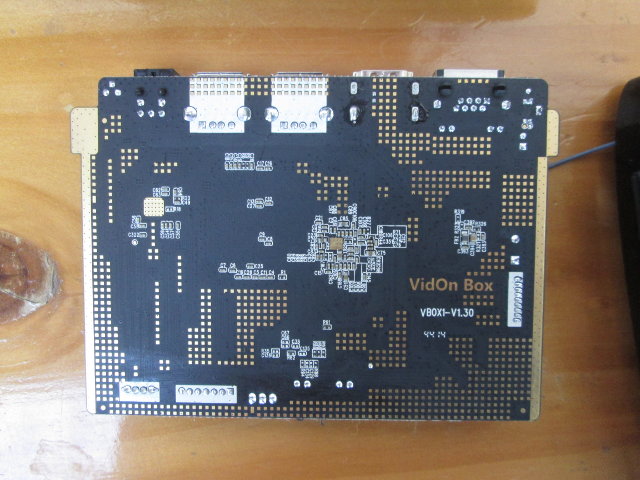 Bottom of Vidon Box Board (Click to Enlarge)