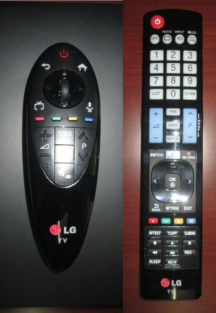 Magic Remote vs IR Remote (Click to Enlarge)