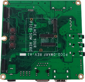 Bottom of PICO-DWARF Board