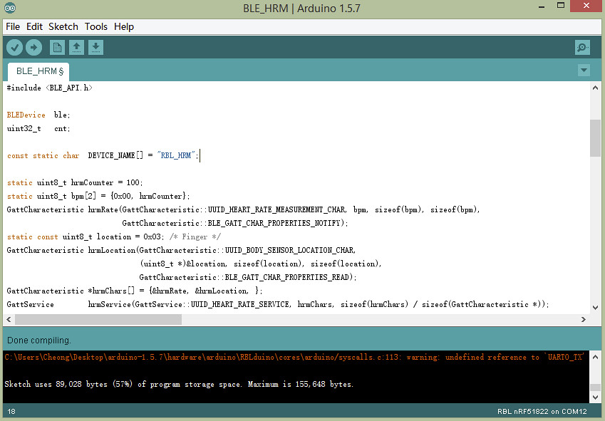 XBAND Arduino Library (Click to Enlarge)