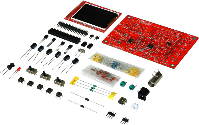 DSO138 DIY Kit (Click to Enlarge)