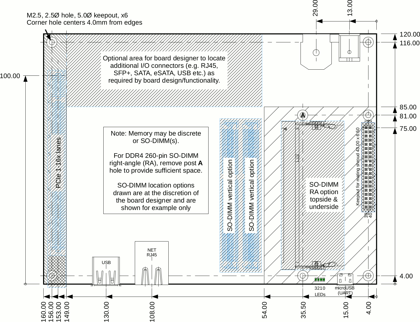 Board Drawings for Standard Version (Click to Enlarge)