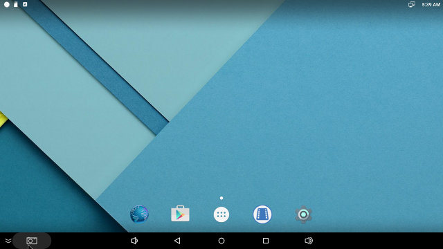 Android Home Screen (Click for Original Size)