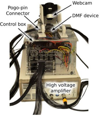 DropBot open-source Digital Microfluidic (DMF) automation system