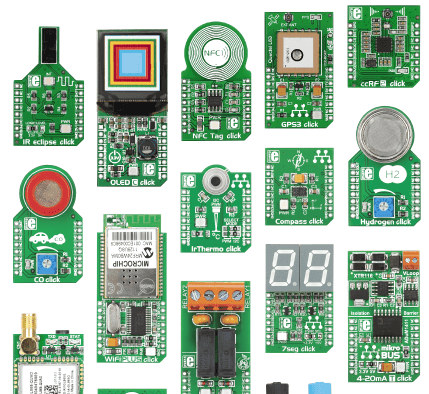 Some MikroElectronika Click Boards