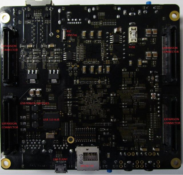 Back of Beagleboard-X15 Board (Click to Enlarge)