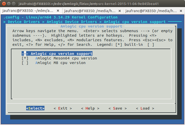 Amlogic_S905_Linux_Menuconfig