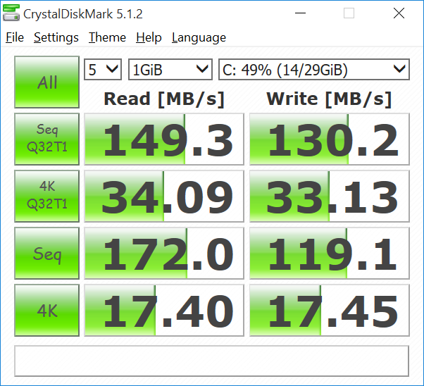 K3_Wintel_Keyboard_Computer_CrystalDiskMark_eMMC_flash