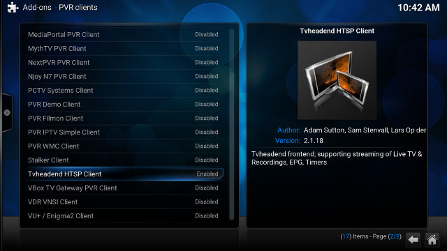 Kodi_TVheadend_HTSP_Client