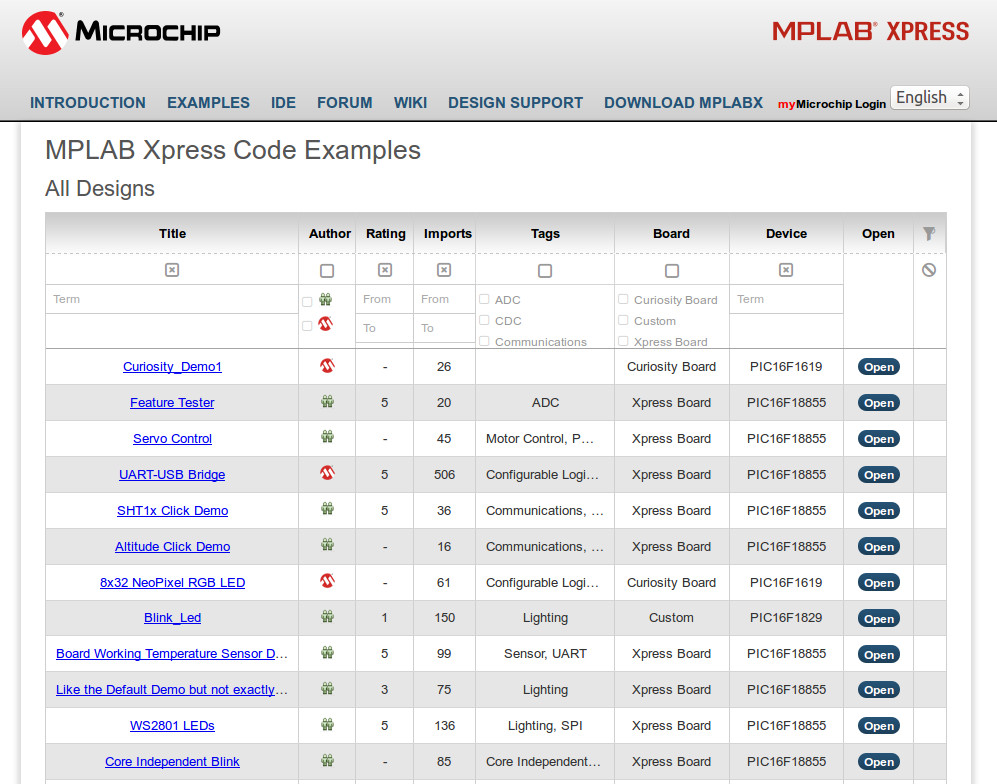 MPLAB_Xpress_Code_Samples