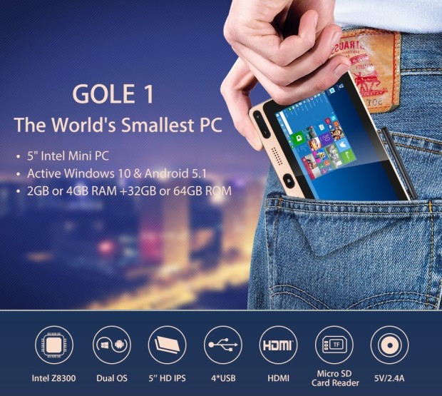 GOLE1 Android5.1/Windows10-