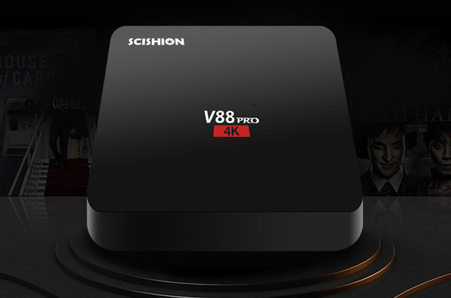 floor Wardian case liar SCISHION V88 PRO TV Box Powered by Amlogic S905X SoC Sells for $22 (Promo)  - CNX Software