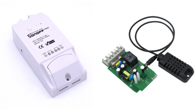 Sonoff TH10 ESP8266 Smart Home 1 Channel 1 Wire Temperature Sensor Relay Set DS18B 
