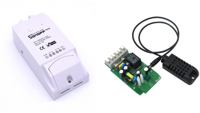 Sonoff TH10/16 WiFi Relays Support Temperature and Humidity Probes