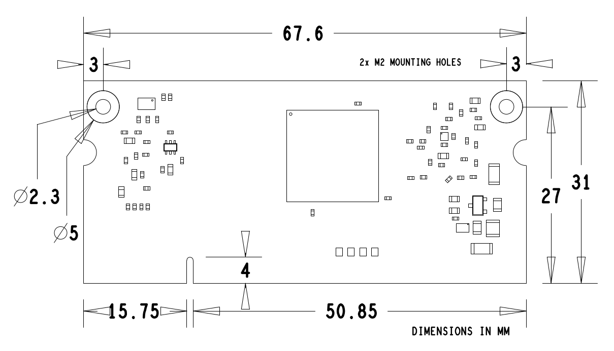 CM3 and CM3L Mechanical Dimensions