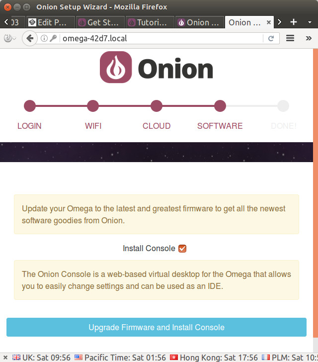 Onion-Omega2+-Firmware-Update-Console