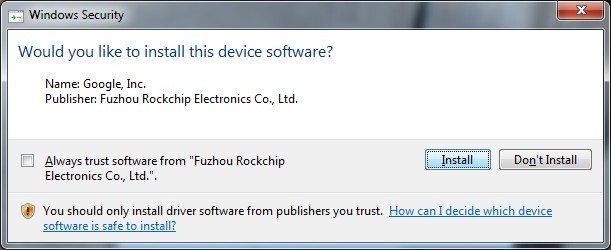 rockchip driver windows 10