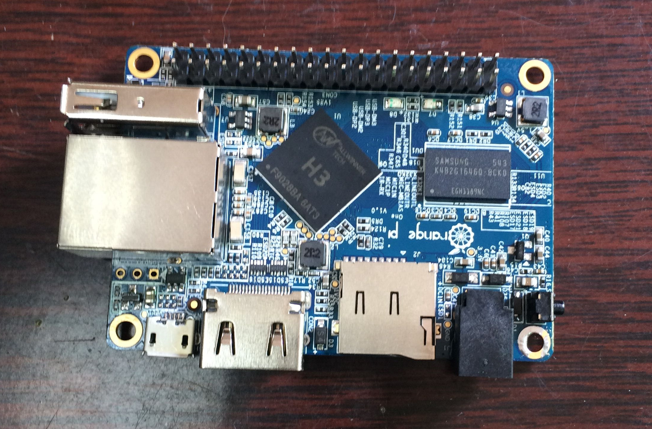  Orange Pi One  is a 10 Quad Core Board with Ethernet and 