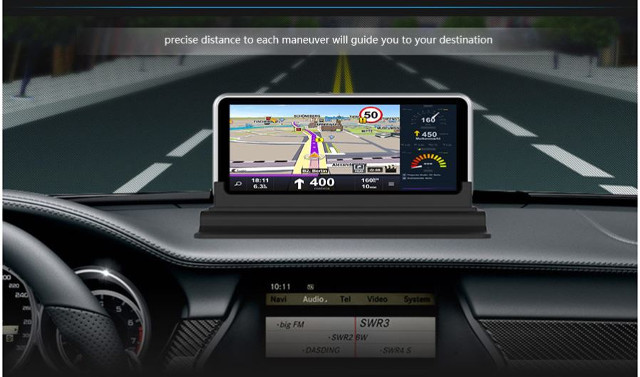 Junsun H552C Android 4.4 Car DVR and GPS Navigation System