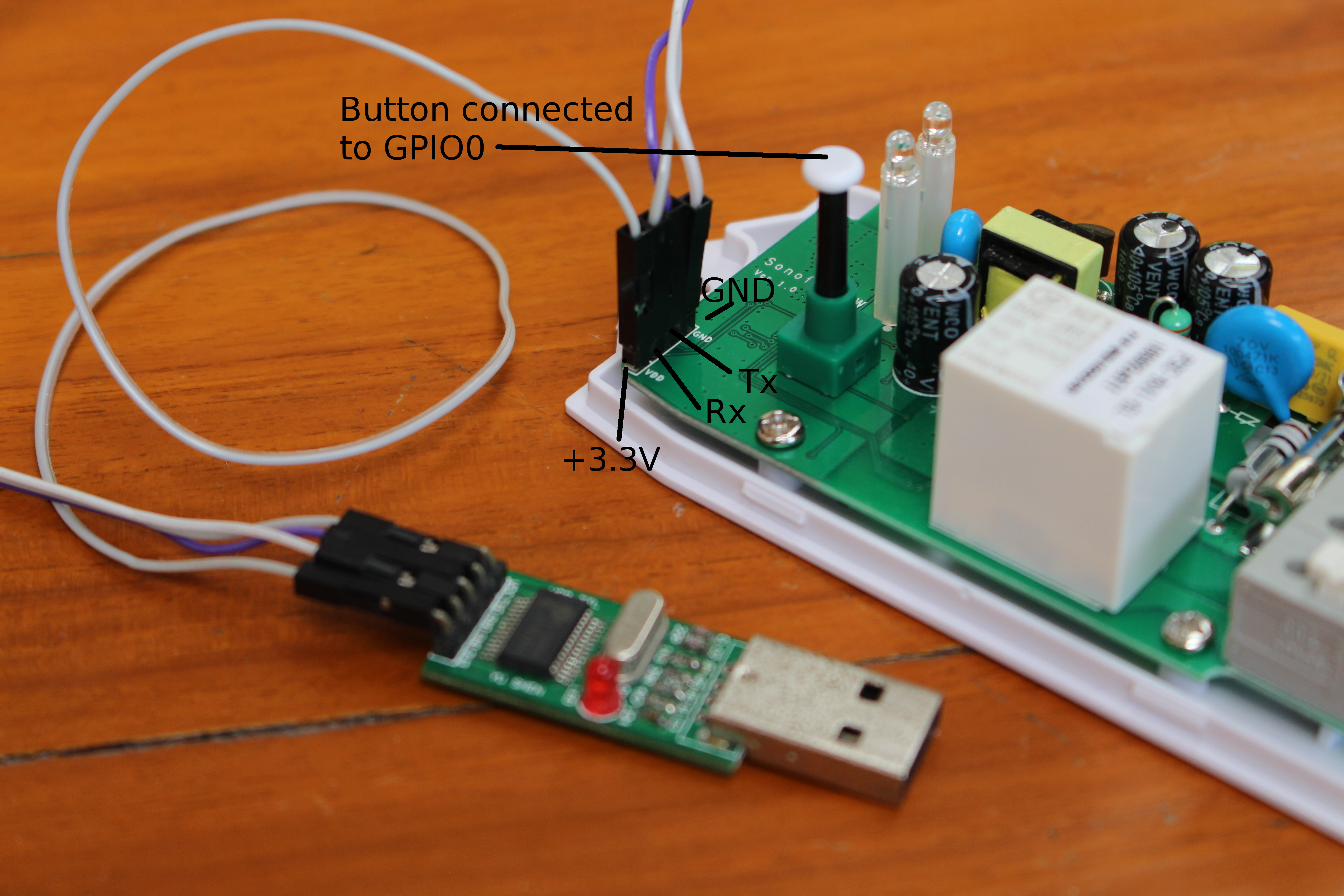 Upgrading Sonoff Stock Firmware to SonoffTasmota USB to