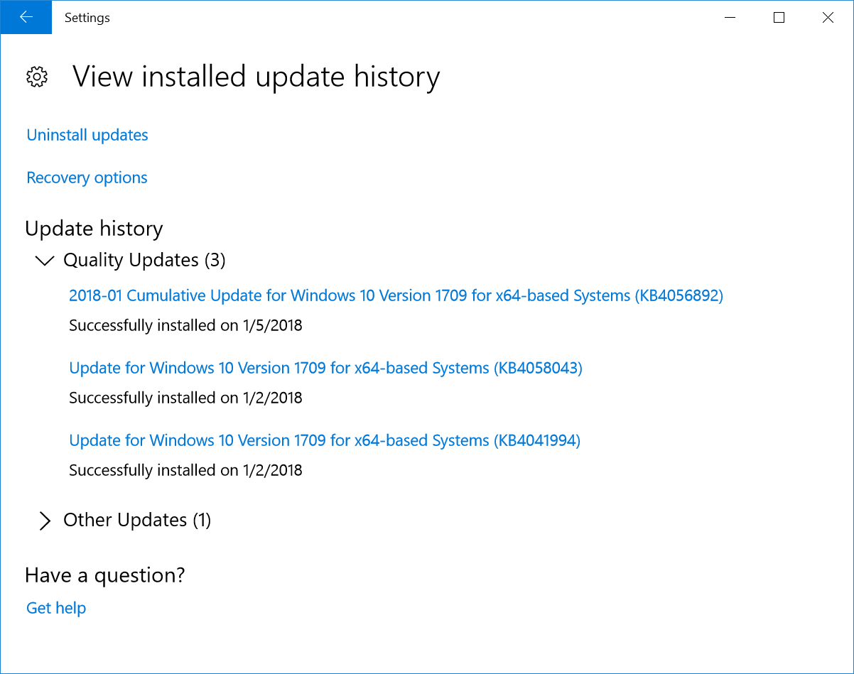 windows 10 update kb4056892